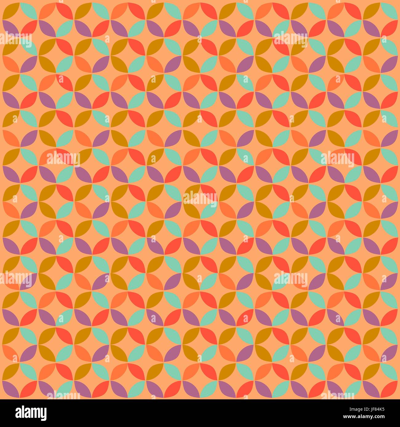 Abstract geometrical circle pattern background design - colored vector ...
