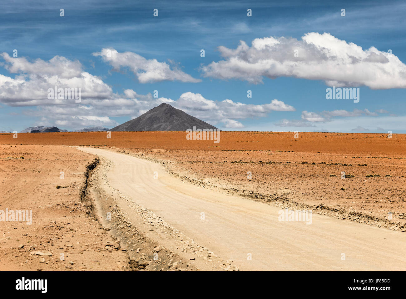Altiplano of Bolivia. Stock Photo