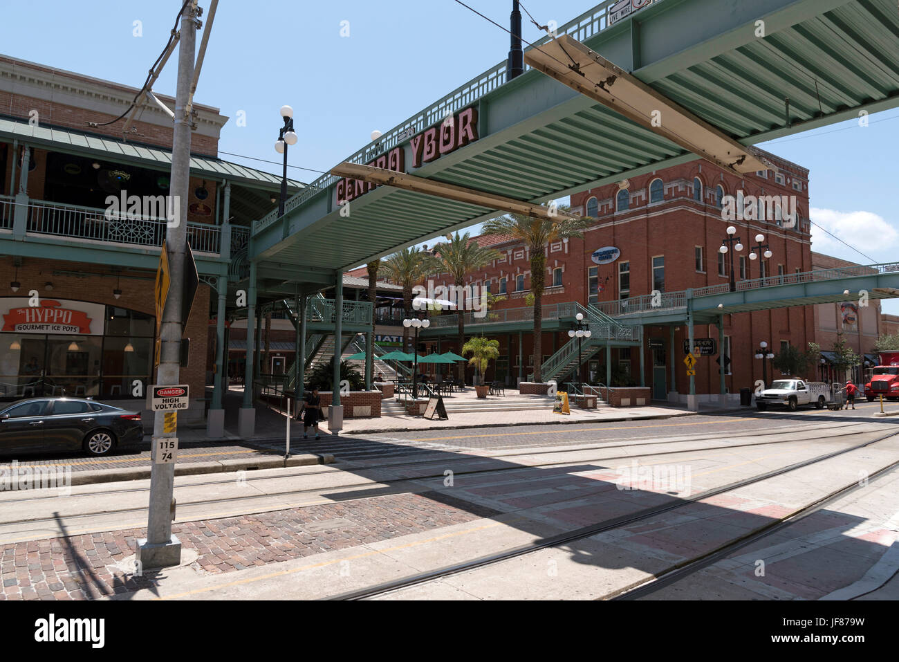 Ybor City center. The historic district of Tampa Florida USA. Circa
