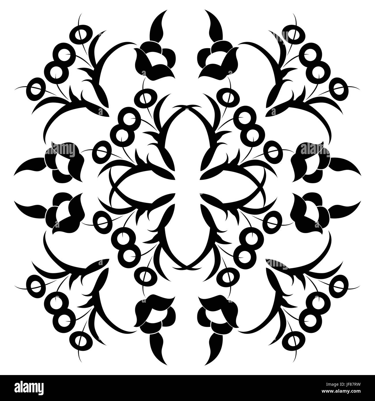 ottoman motifs Stock Vector