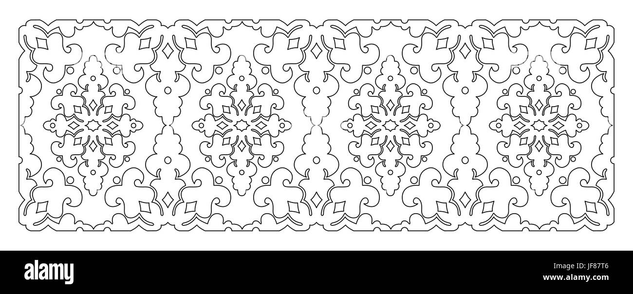 thirty two series designed from the ottoman pattern Stock Vector