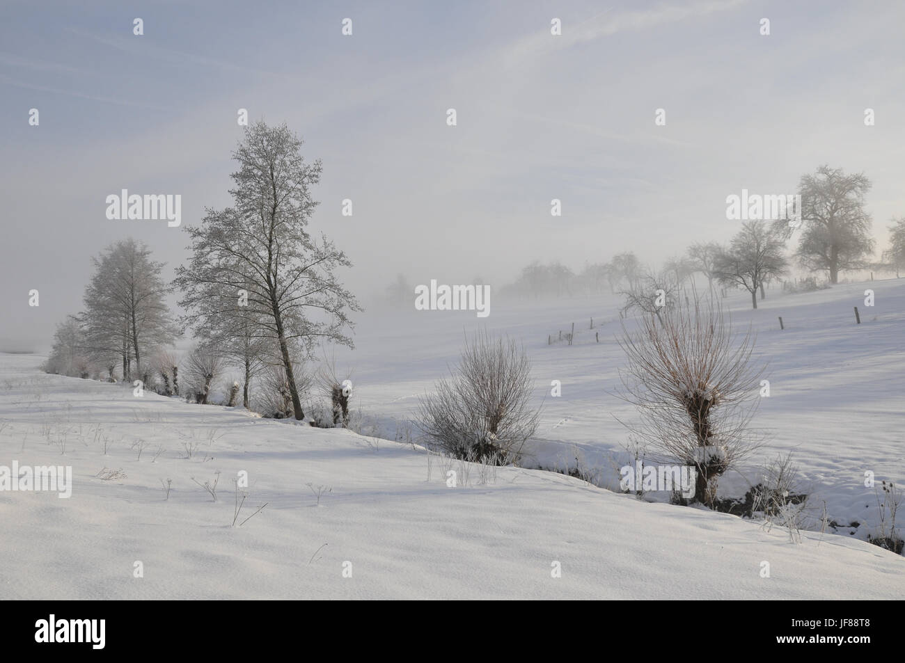winter in Schwaebisch Hall, Germany Stock Photo