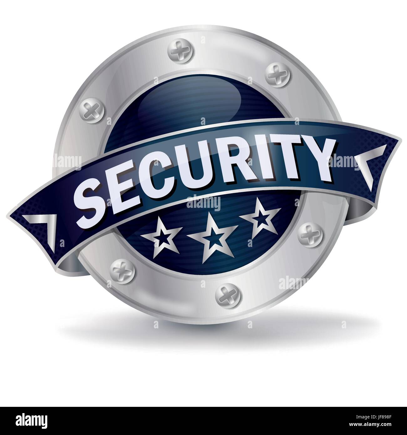 button security Stock Vector