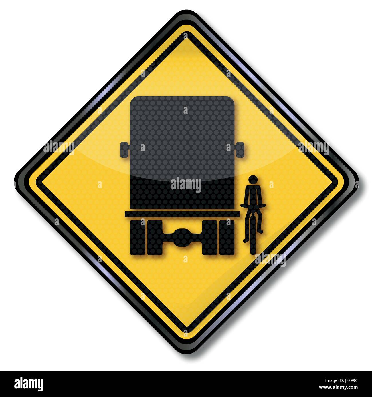 death, attention, distance, to run over, mirror, check, danger, death, risk, Stock Vector