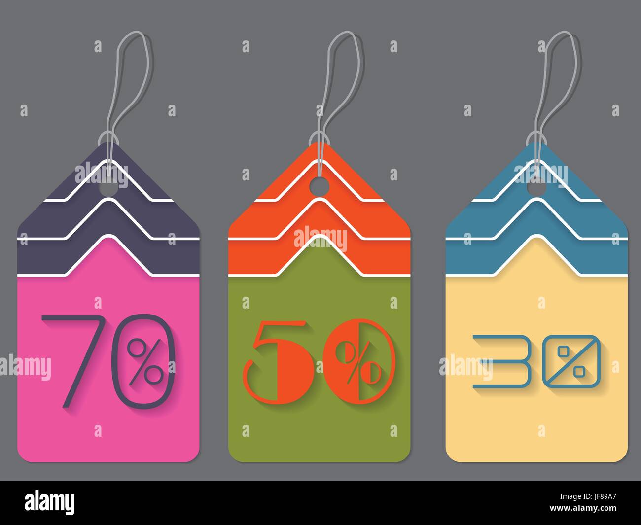Colorful discount labels Stock Vector Image & Art - Alamy