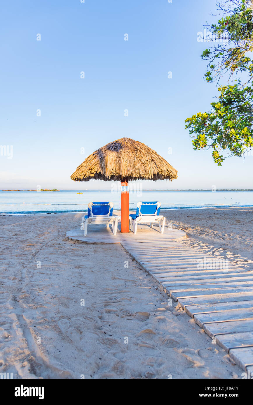 Deck chairs background hi-res stock photography and images - Alamy