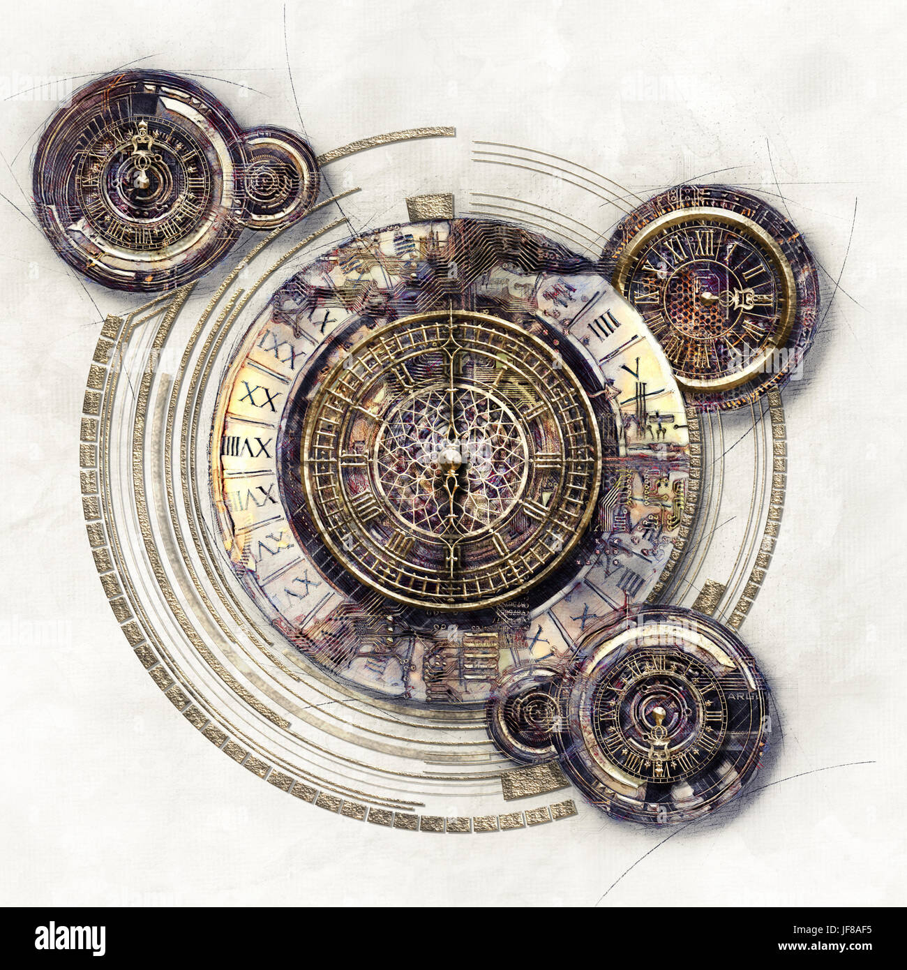 Time disks hi-res stock photography and images - Alamy