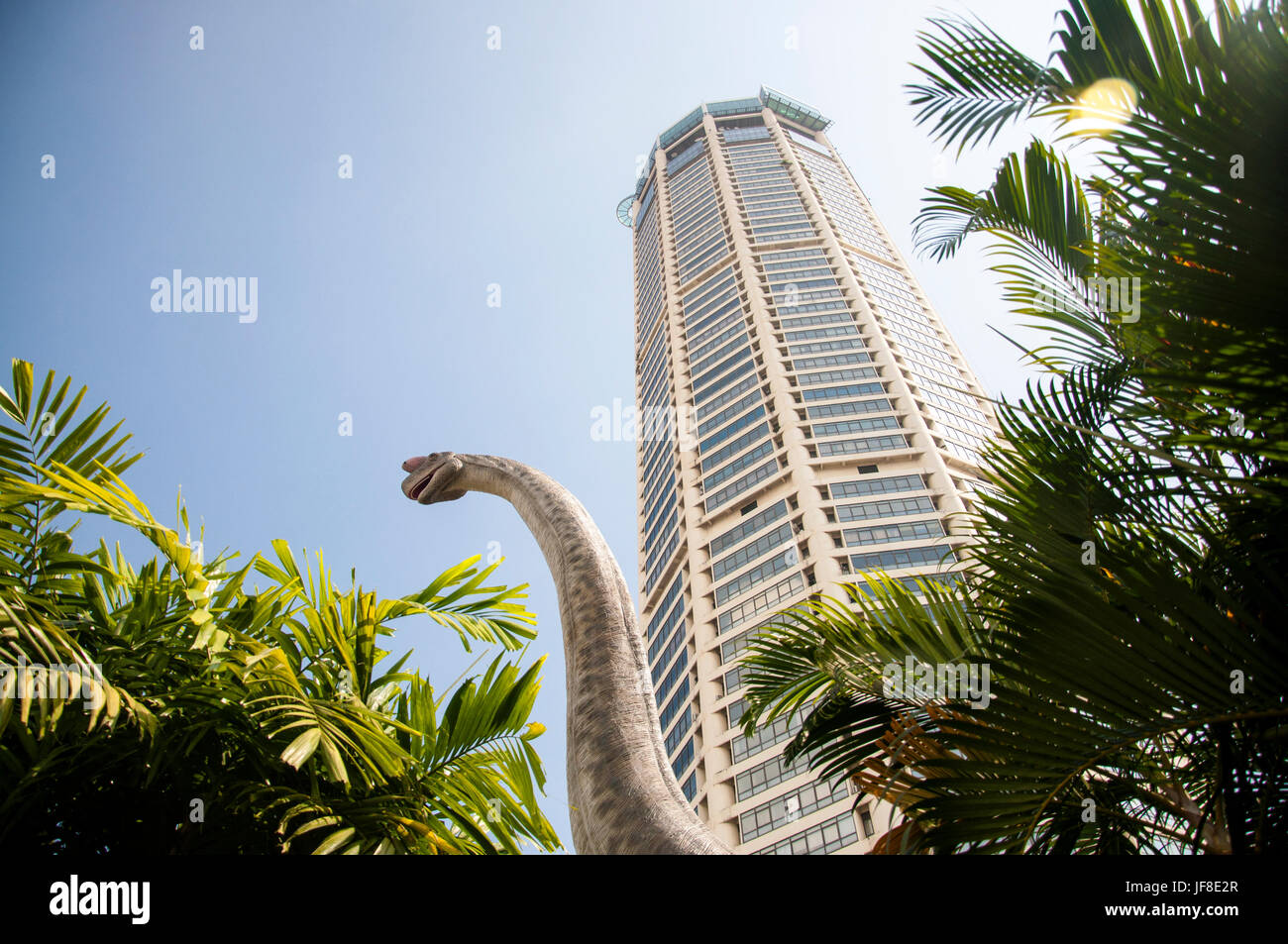 Jurassic Research Center - THE TOP Komtar Penang Stock Photo