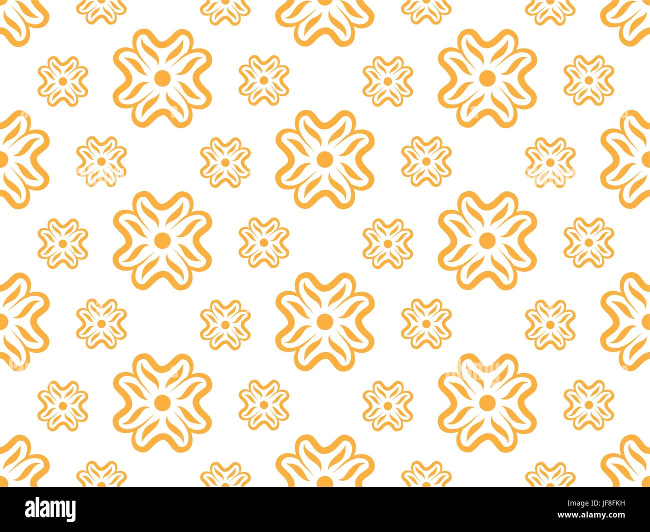 Vector seamless wallpaper with floral pattern Stock Vector Image & Art ...