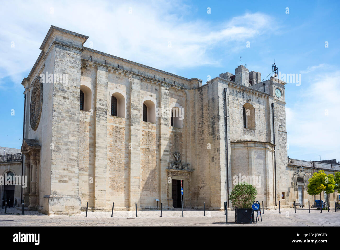 Parish church in the village of Minervino di Lecce, Puglia, Italy Stock Photo