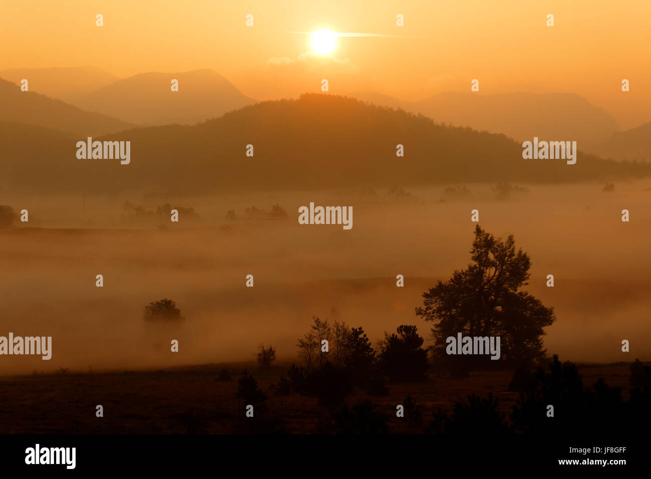 Fog on velebit mountain hi-res stock photography and images - Alamy