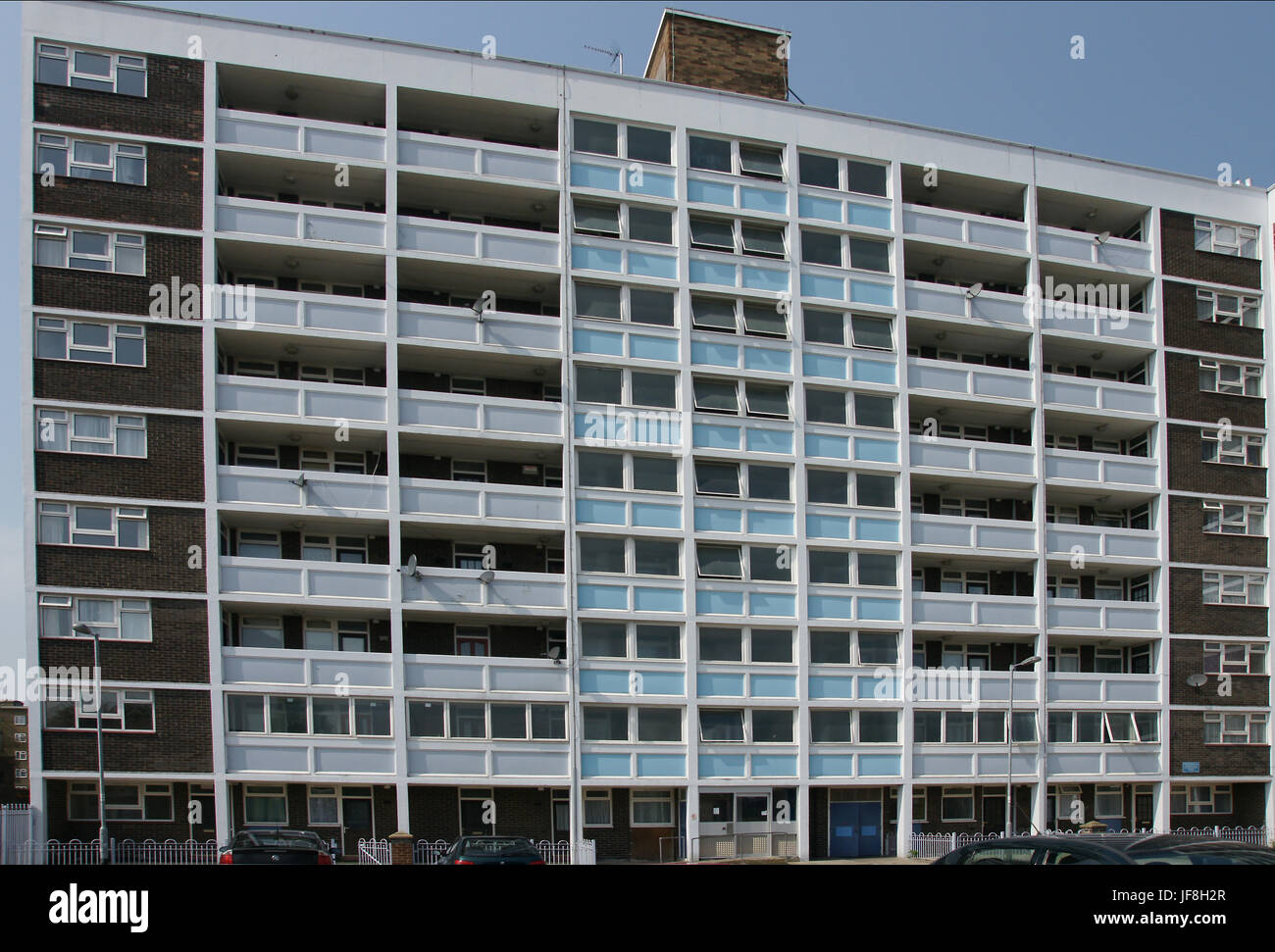 high rise tower block, building regulations Stock Photo