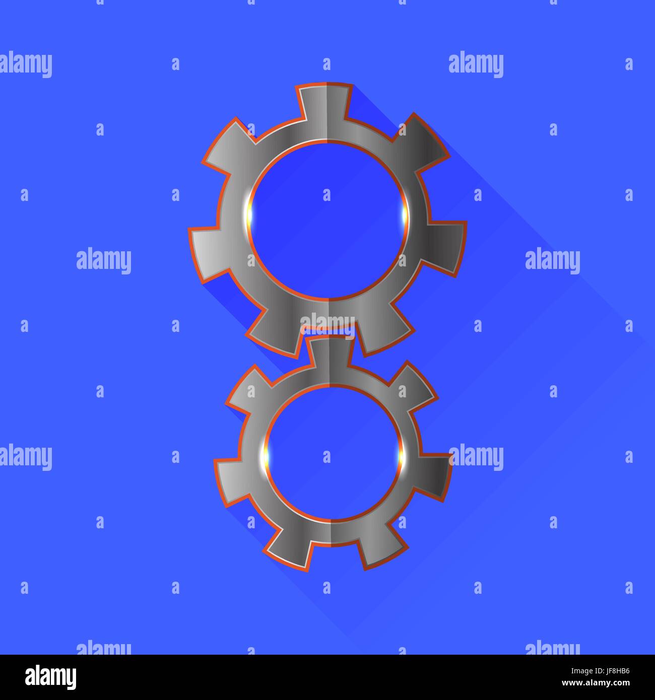 Gear shaping machine Stock Vector Images - Alamy