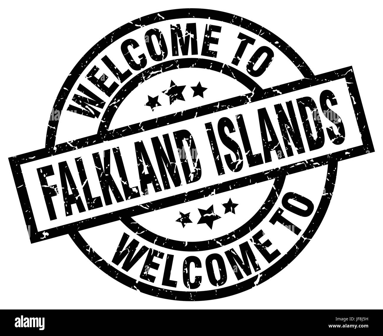 welcome to Falkland Islands black stamp Stock Vector Image & Art - Alamy