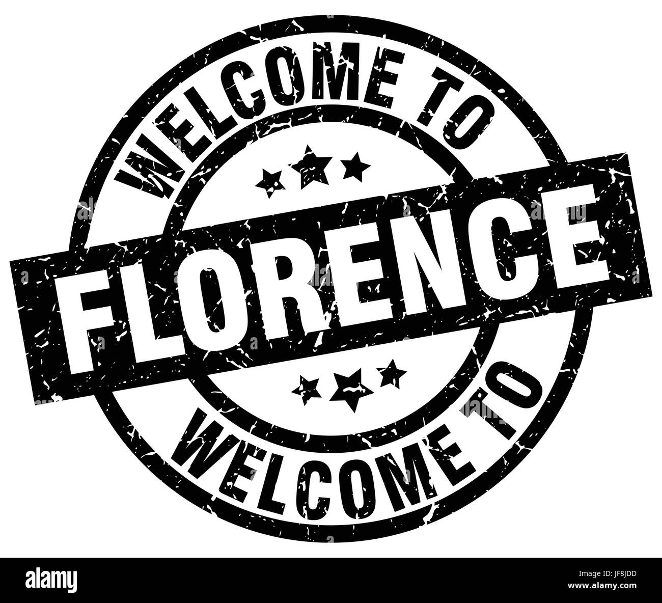 welcome to Florence black stamp Stock Vector Image & Art - Alamy