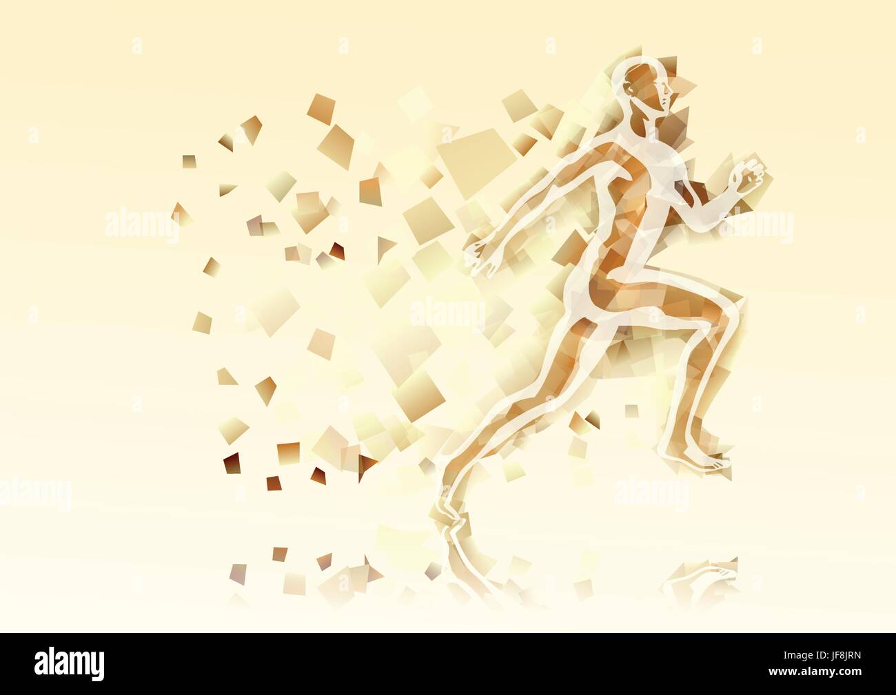 The running man Stock Vector Images - Alamy