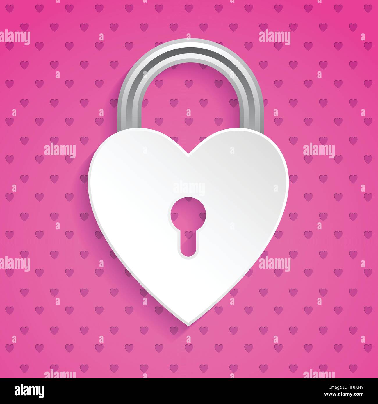 Cool valentine background with heart padlock Stock Vector Image & Art ...