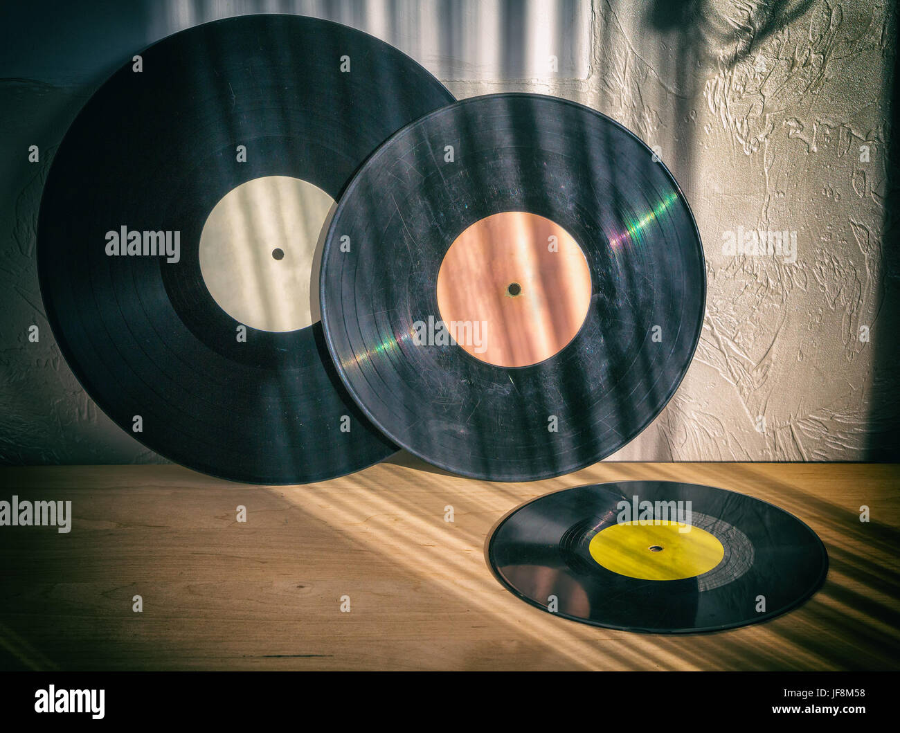 vinyl records, vintage Stock Photo Alamy
