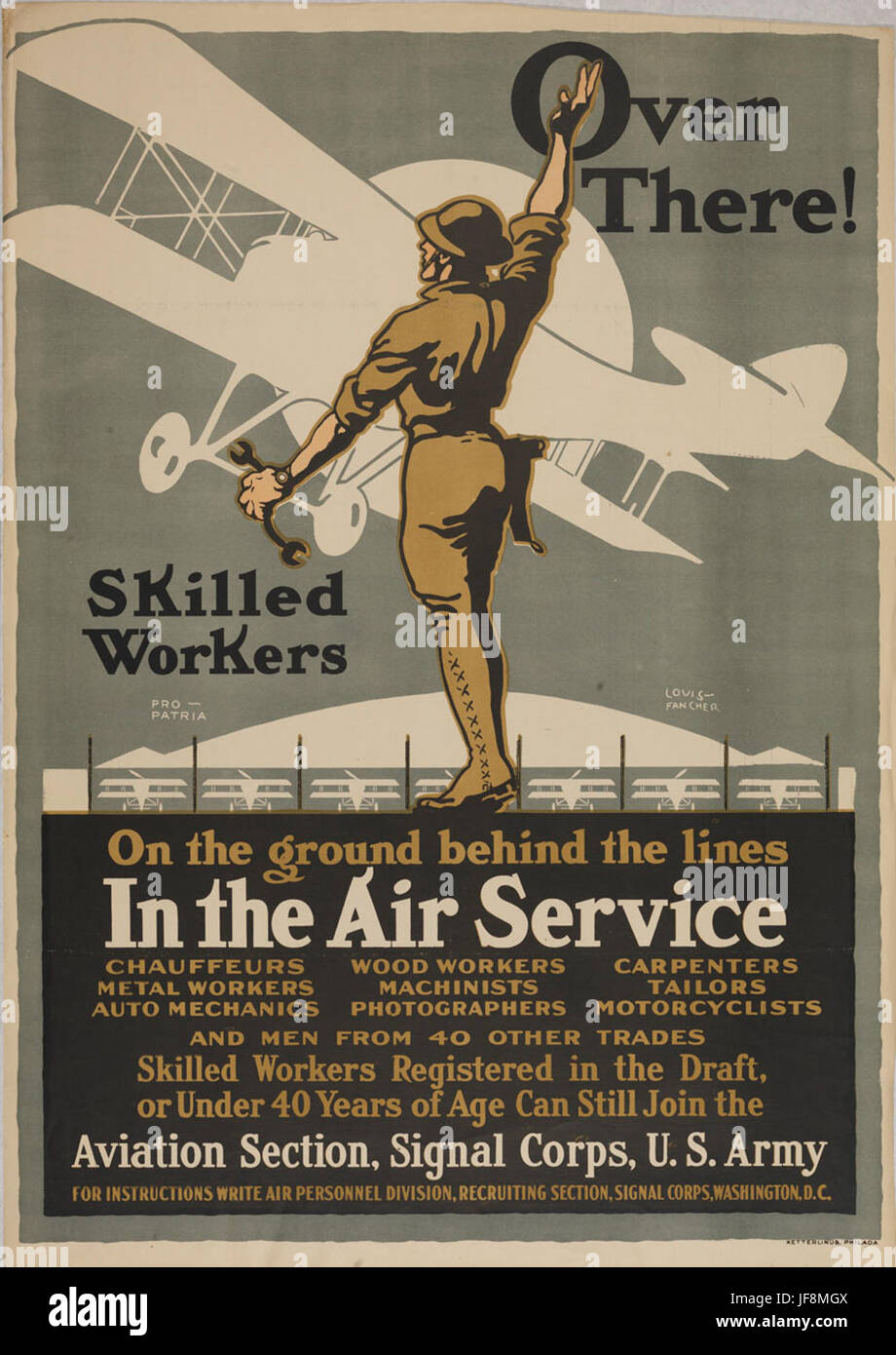 Army air force recruitment poster hi-res stock photography and images ...