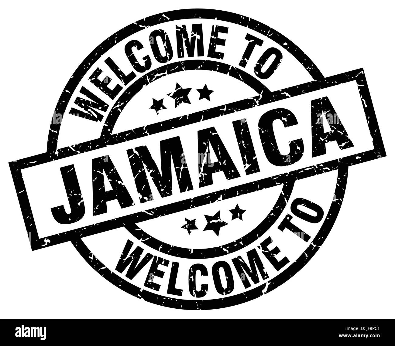 to Jamaica black stamp Stock Vector Image & Art Alamy