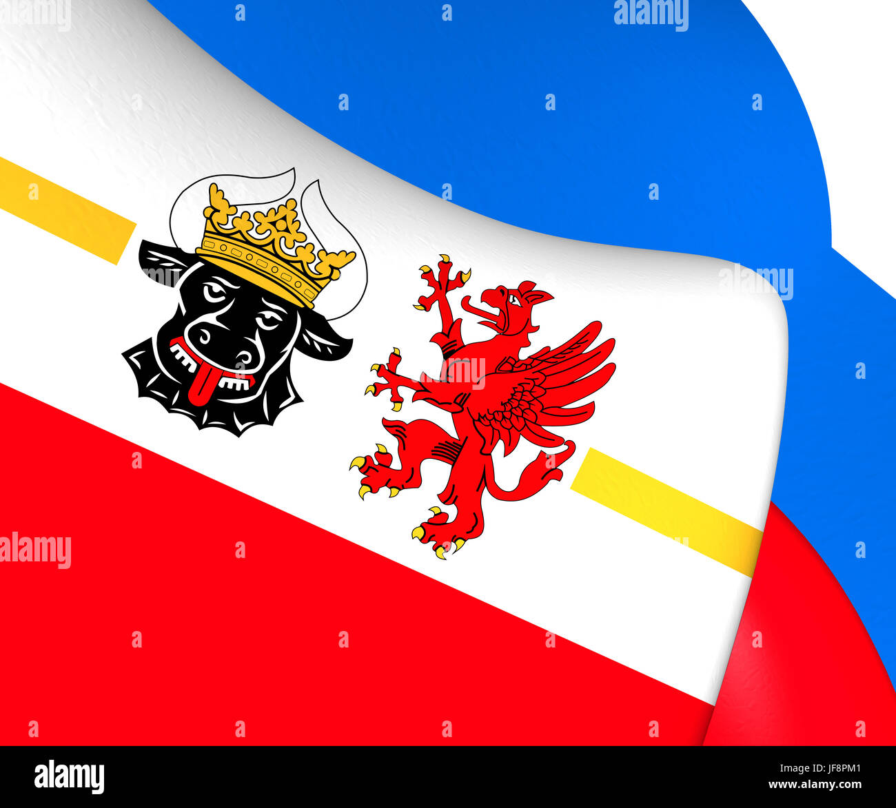 Mecklenburg vorpommern flag hi-res stock photography and images - Alamy