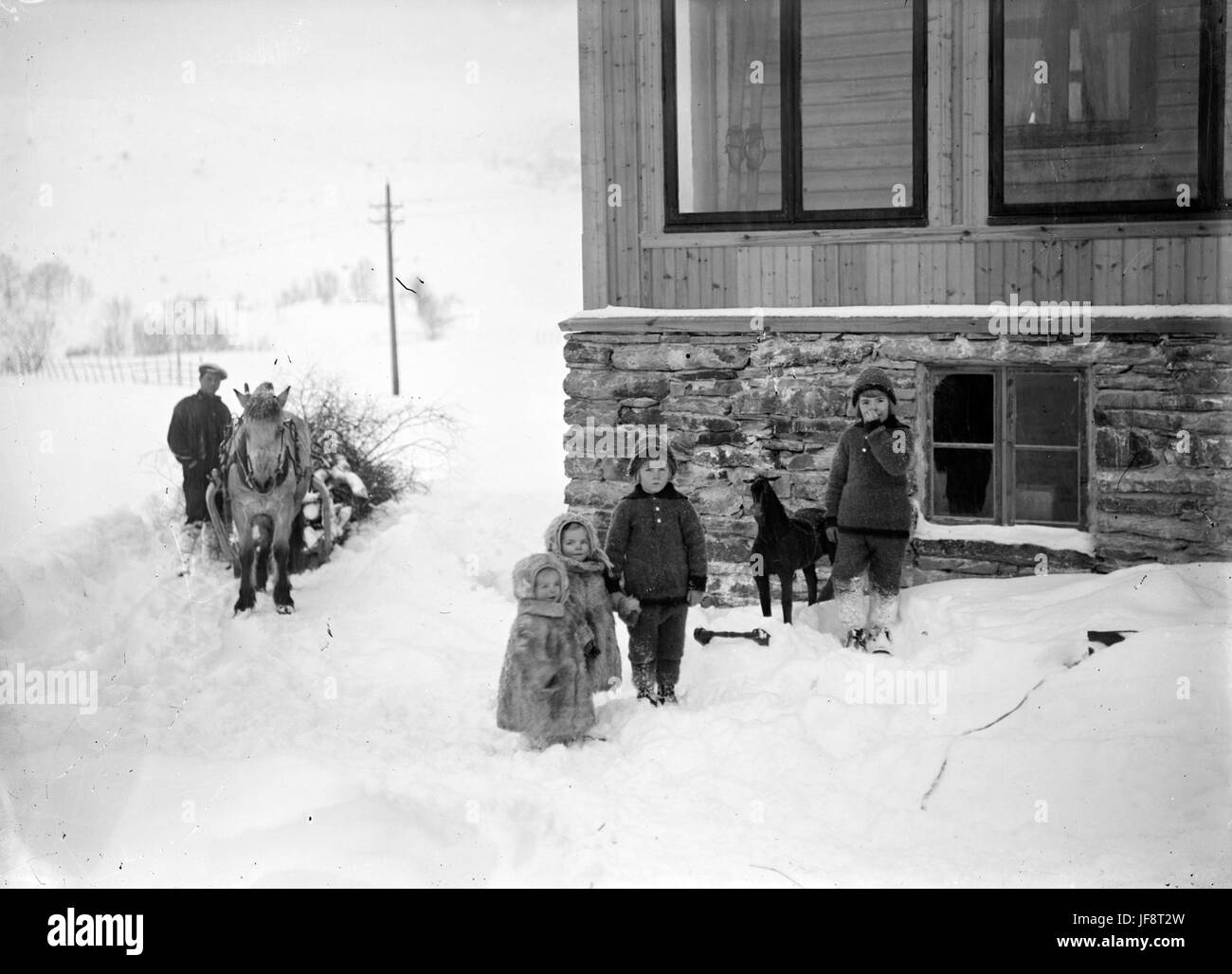 Langeland posting station and boarding house, ca 1910-1935 33528869866 o Stock Photo