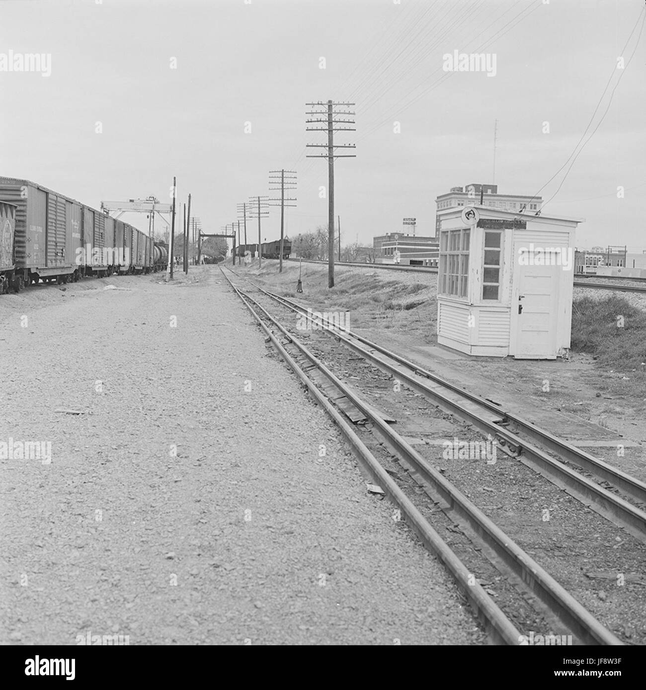 [Texas and Pacific Railway Scales, Abilene, Texas] 32566350771 o Stock Photo