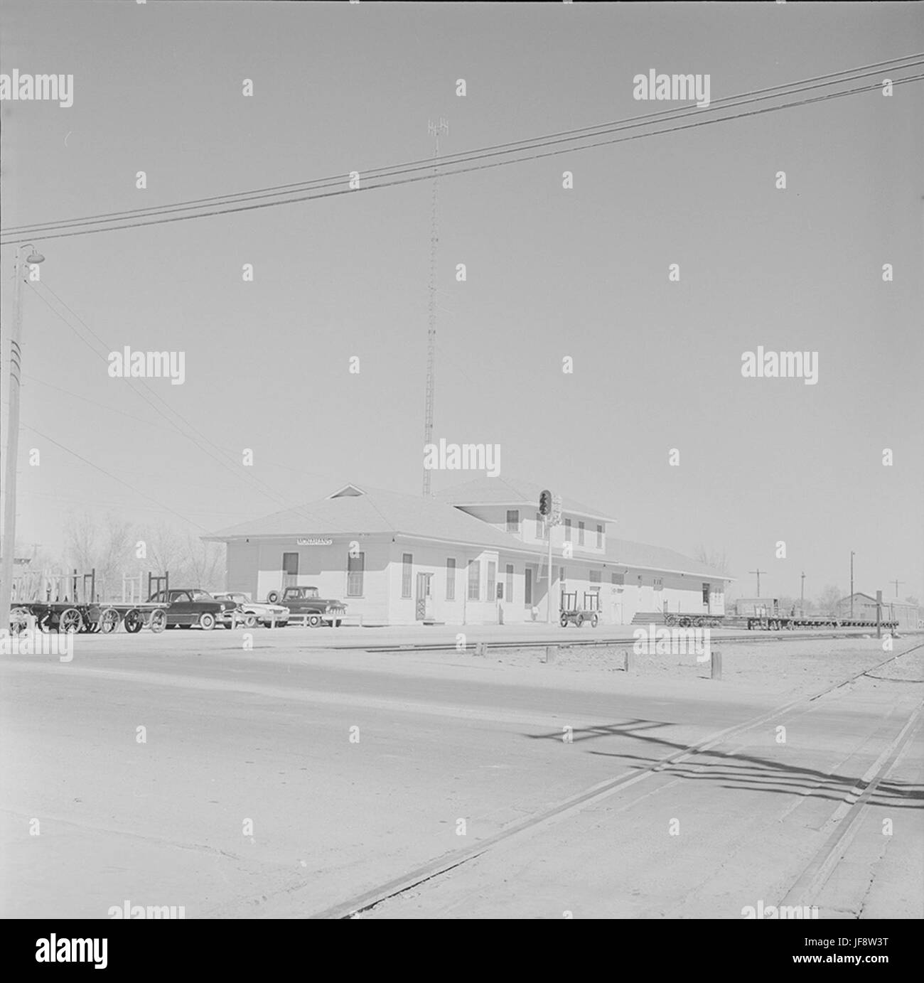 Texas and Pacific Railway Station in Monahans, Texas, a historic and