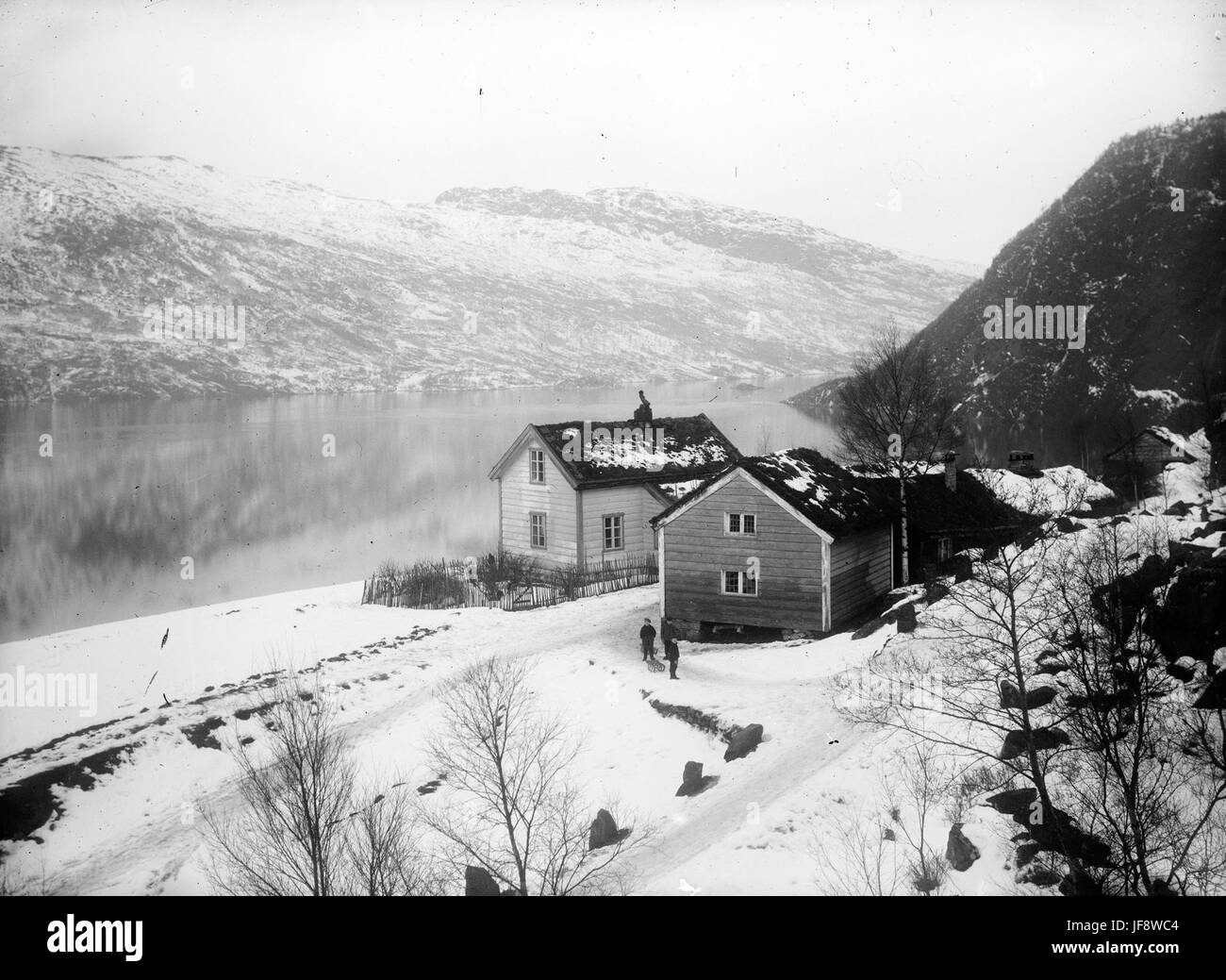 Bjørkedalen, Førde, ca 1910-1920 33412872722 o Stock Photo