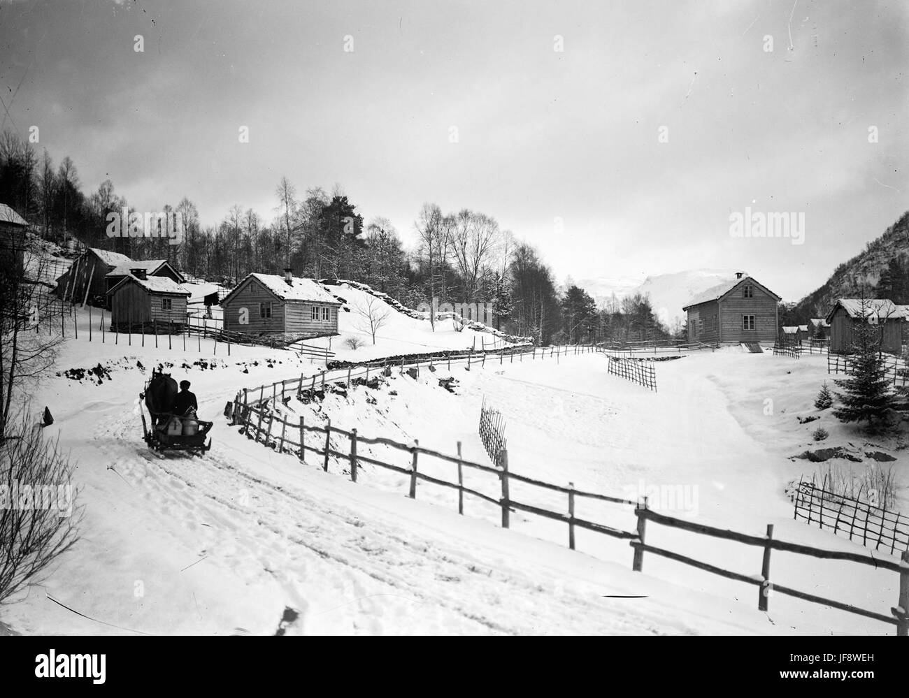 The farm Farsund, ca 1910-1944 32726327334 o Stock Photo