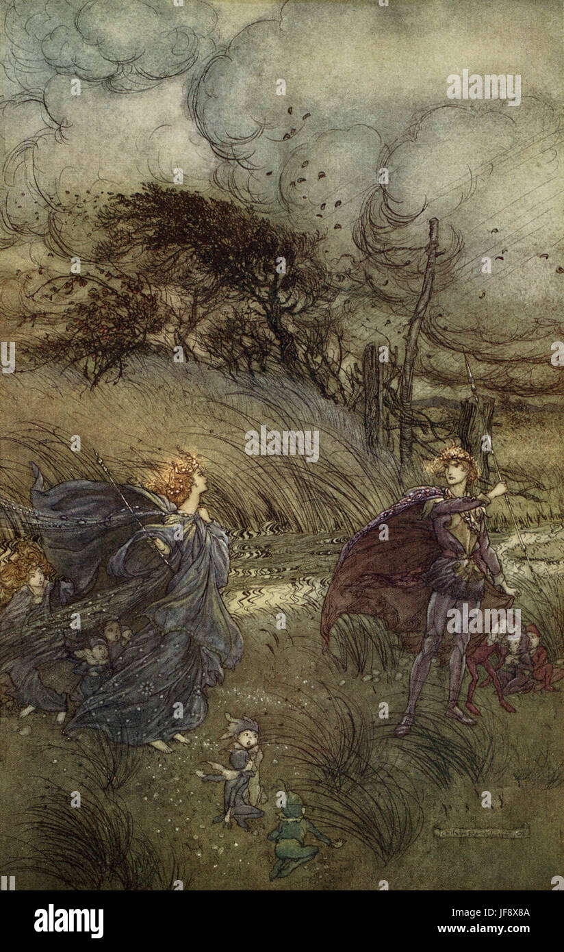 A Midsummer Night's Dream. Illustration by Arthur Rackham (1867 - 1939 ...