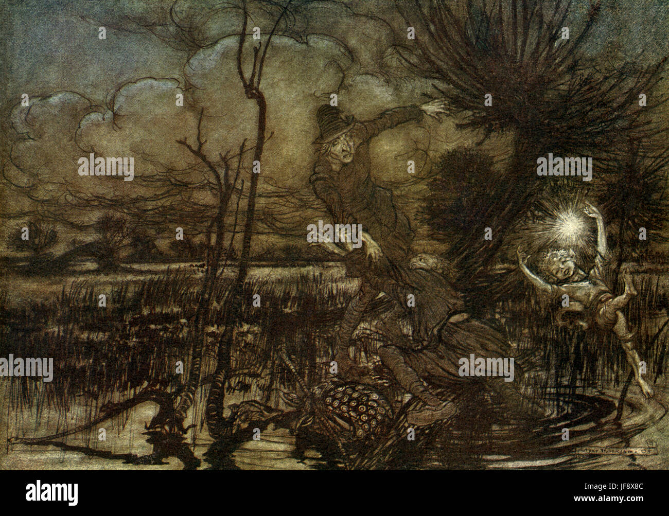 A Midsummer Night's Dream. Illustration by Arthur Rackham (1867 - 1939 ...