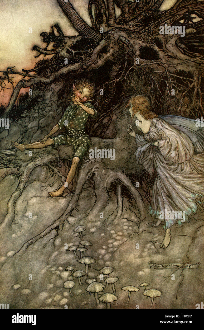 A Midsummer Night's Dream. Illustration by Arthur Rackham (1867 - 1939 ...