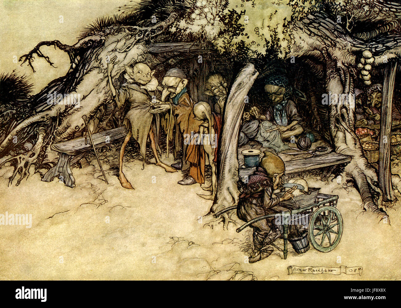 A Midsummer Night's Dream. Illustration by Arthur Rackham (1867 - 1939 ...