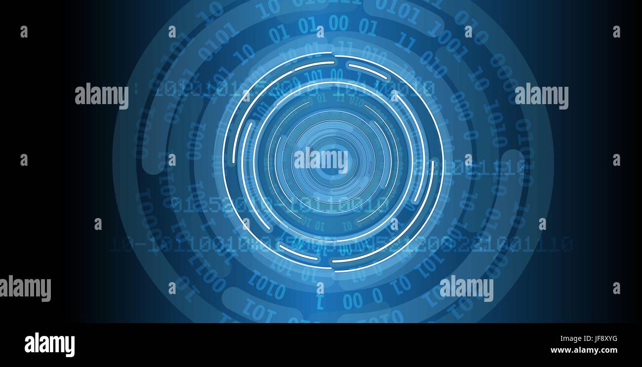 Digital technology world. Business virtual concept Stock Vector Image ...