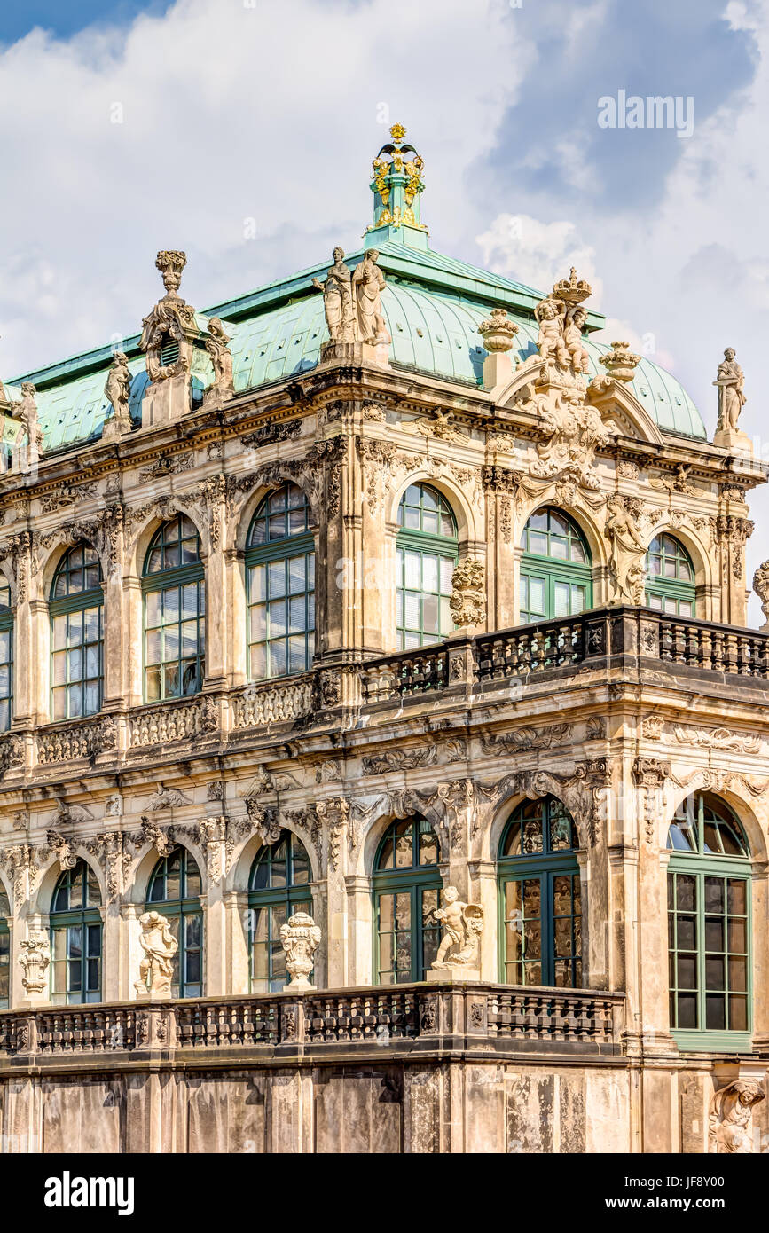 The Zwinger in Dresden Stock Photo