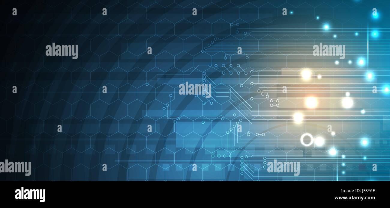 Digital technology world. Business virtual concept Stock Vector Image ...