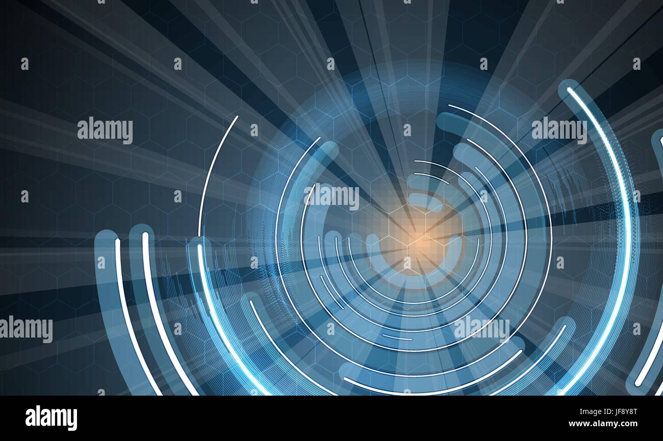 Digital technology world. Business virtual concept Stock Vector Image ...