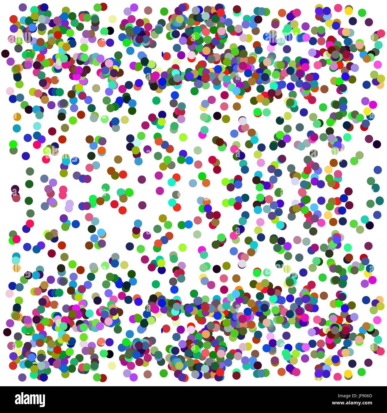 Colorful Falling Confetti Isolated on White Background Stock Vector ...