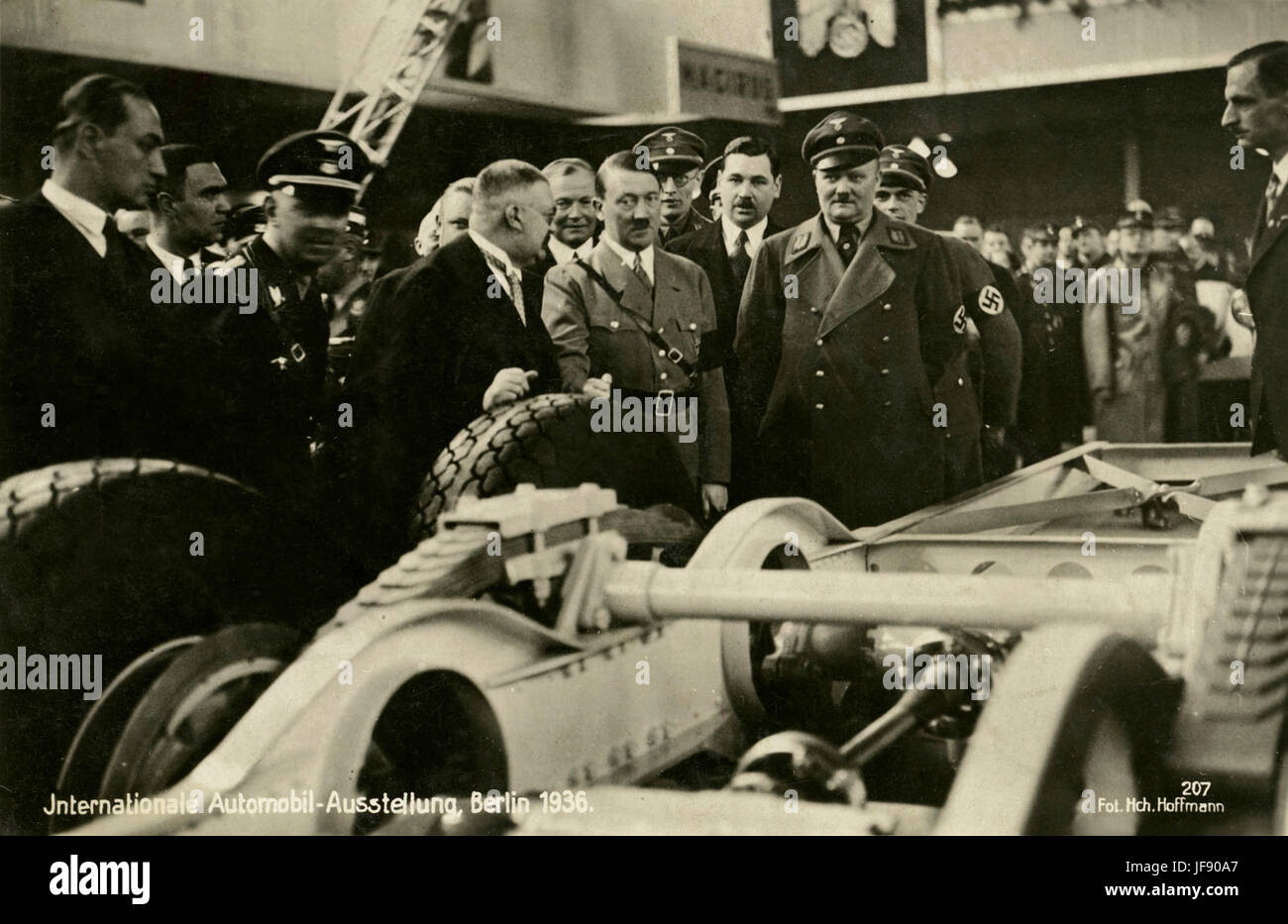 Adolf Hitler attending an International Exhibition of Automobiles in Berlin, 1936 Stock Photo