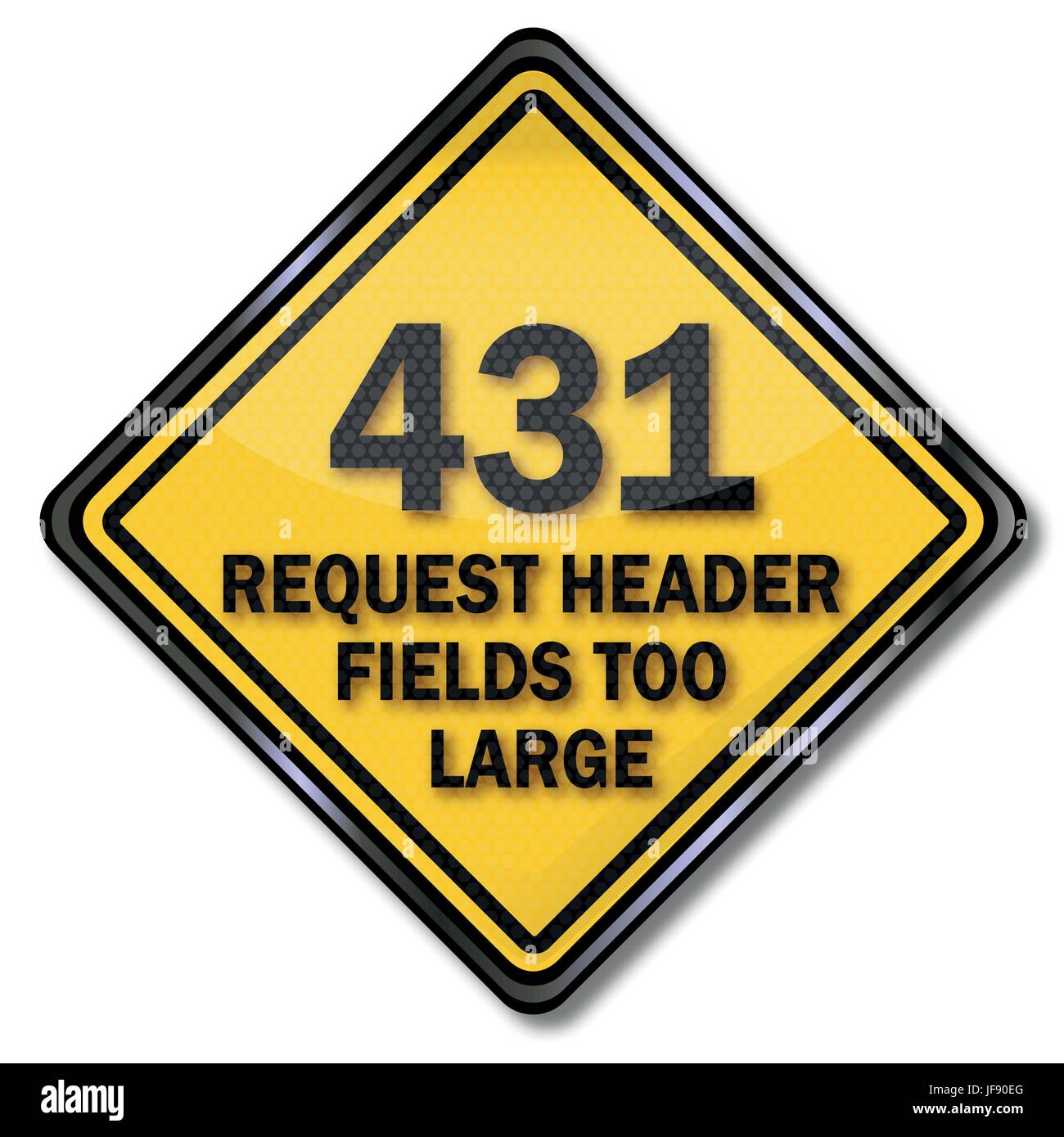 Error 431 request header fields too large hi res stock photography and