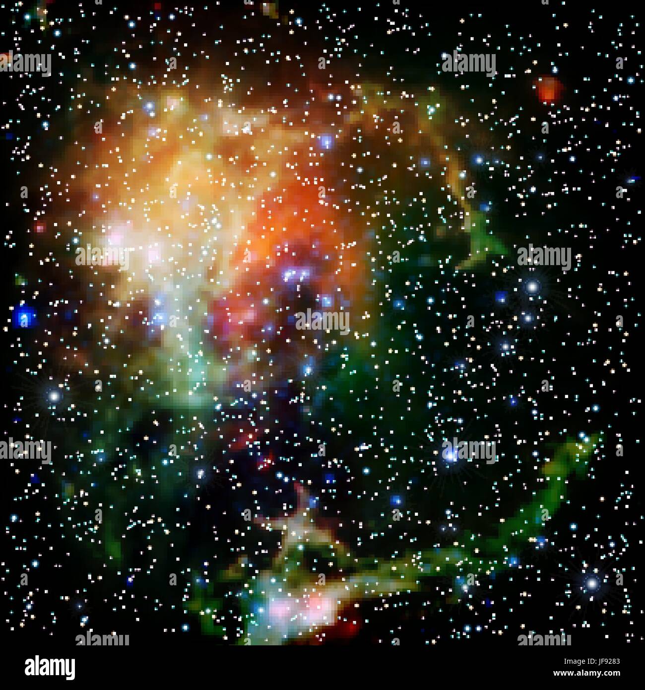 Colorful universe filled stars hi-res stock photography and images - Alamy
