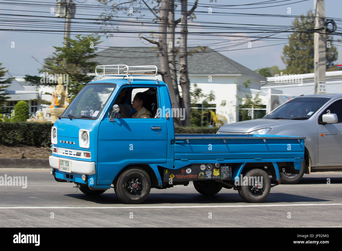 CHIANG MAI, THAILAND -JANUARY 27 2017: Private Mini Truck of Daihatsu ...