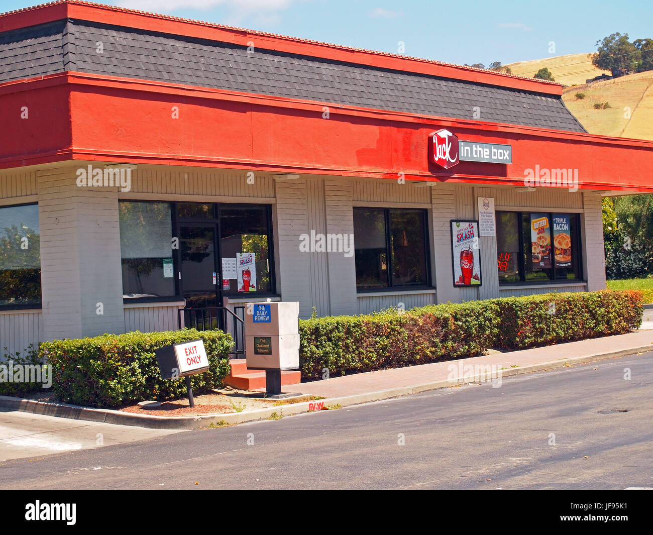 Jack in the Box restaurant, California, USA Stock Photo Alamy
