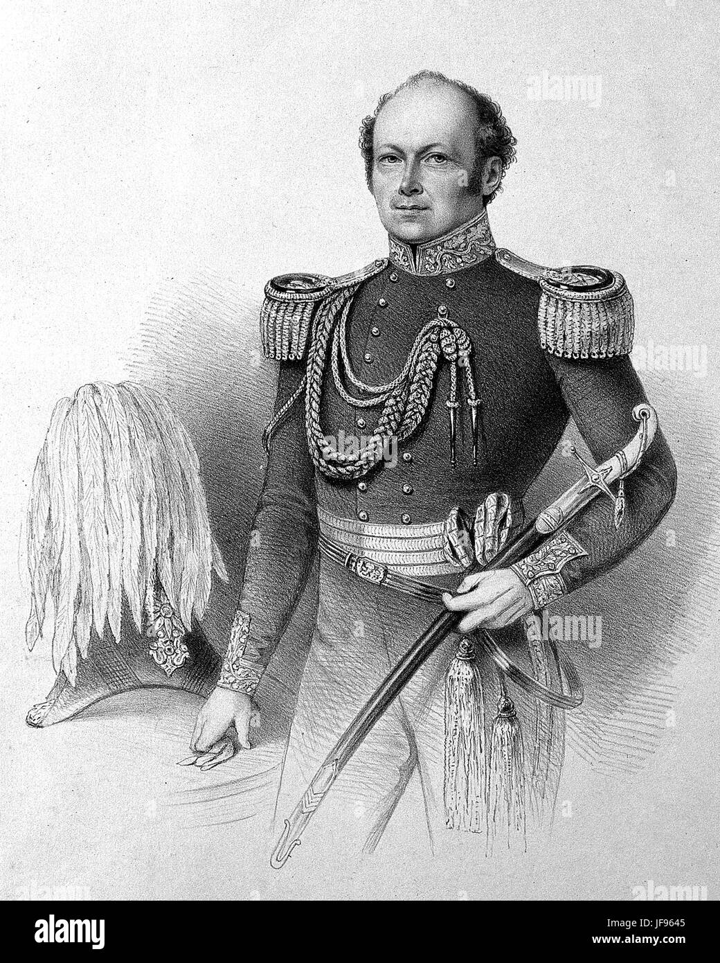 JOHN FRANKLIN (1786-1847) Riyal Navy officer and explorer Stock Photo