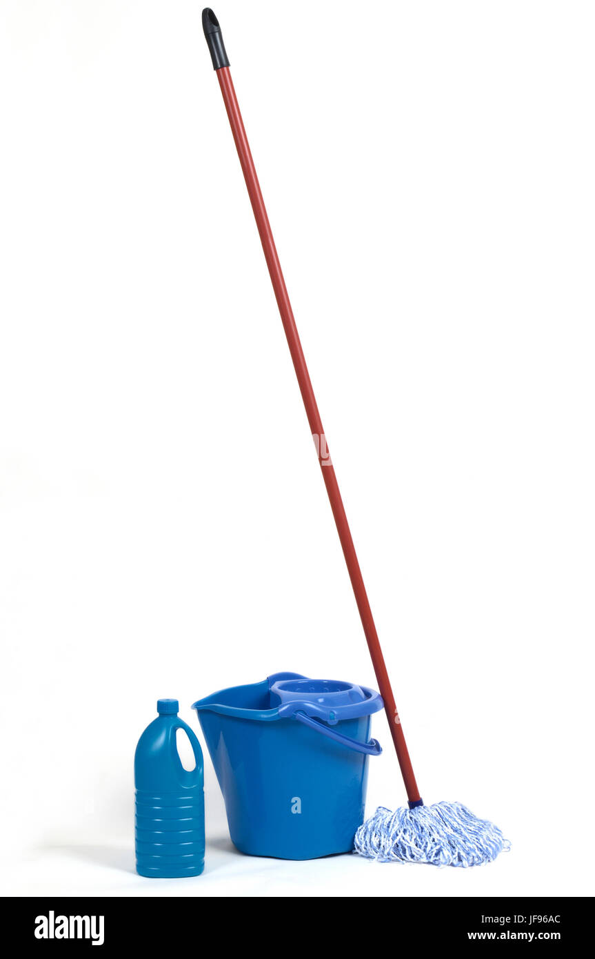 bucket, detergent and mop Stock Photo Alamy