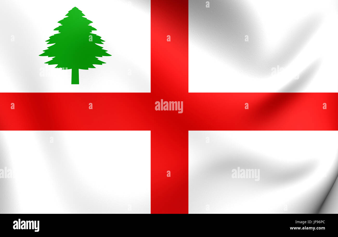 3d Flag Of The New England 1686 3d Flag Of The New England 1686