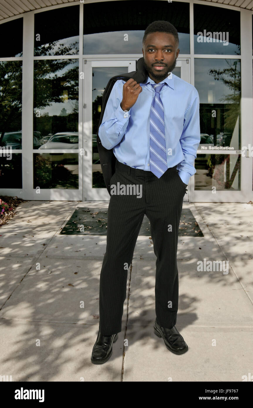 Black Business Man Stock Photo