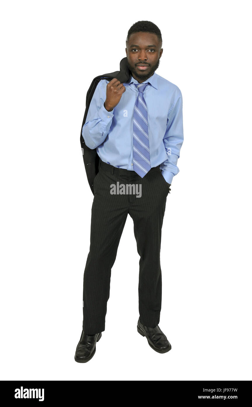 Black Business Man Stock Photo