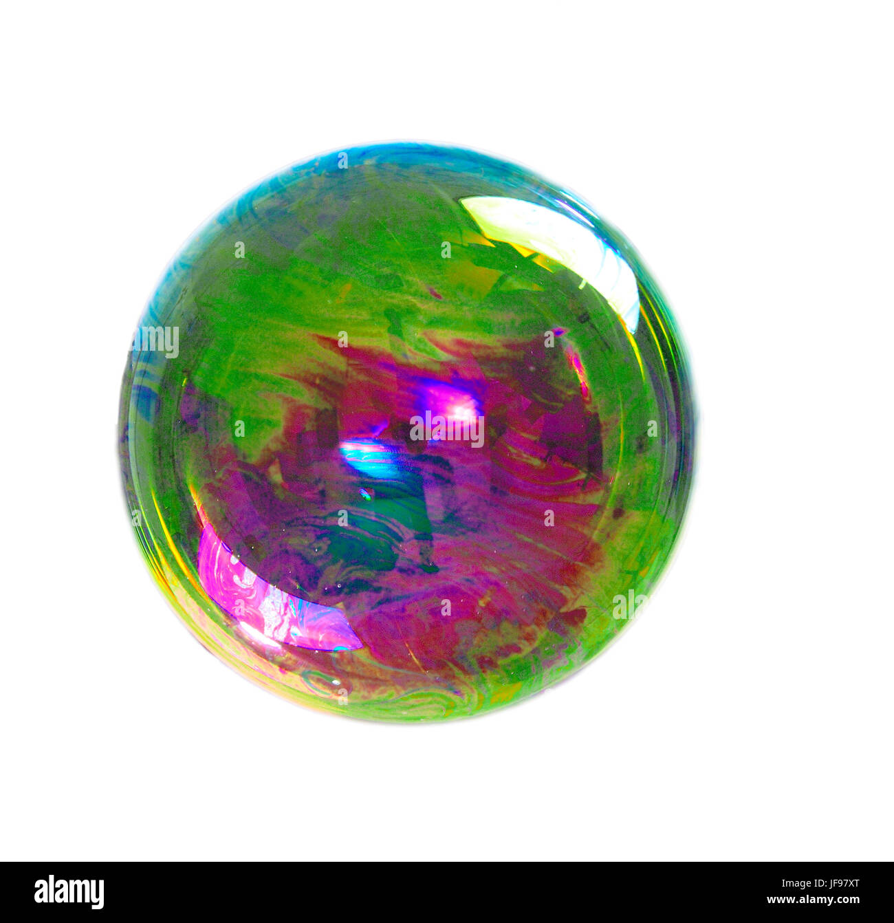 a soap bubble with many colors Stock Photo Alamy